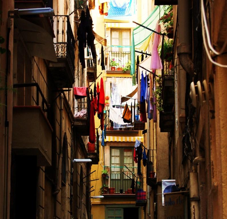 Balconies in Barceloneta Area