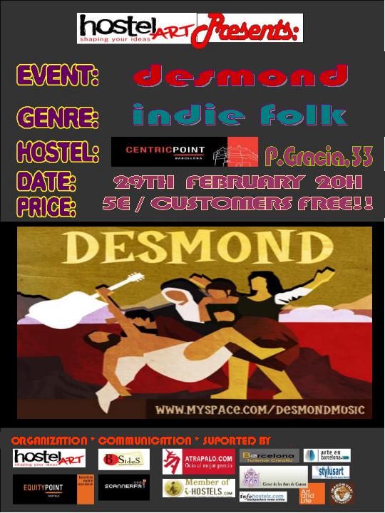 Desmond - February in Centric Point Hostel