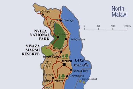 North Malawi Map