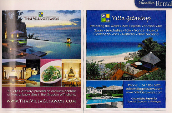Villa Getaways Media and Press