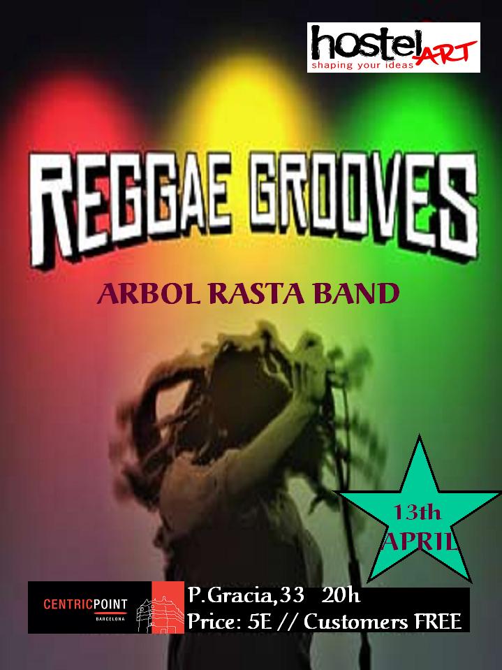Reggae Grooves performance at Centric Point Hostel